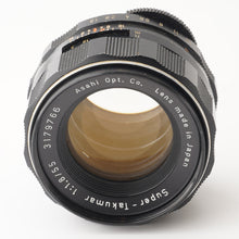 画像をギャラリービューアに読み込む, ペンタックス Pentax Asahi スーパータクマー Super Takumar 55mm F1.8 ペンタックス M42マウント