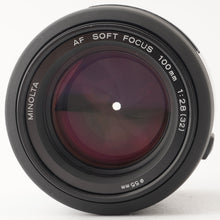 画像をギャラリービューアに読み込む, ミノルタ Minolta AF Soft Focus 100mm F2.8 ソニー Aマウント