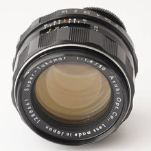 画像をギャラリービューアに読み込む, ペンタックス Pentax Asahi Super Takumar 50mm F1.4 前期 M42マウント