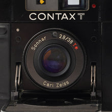 画像をギャラリービューアに読み込む, コンタックス Contax T ブラック レンジファインダー フィルムカメラ