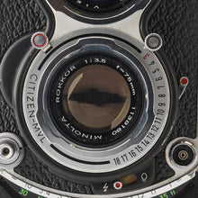 画像をギャラリービューアに読み込む, ミノルタ Minolta AUTOCORD III / Rokkor 75mm F3.5