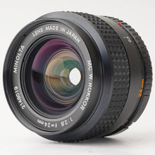 画像をギャラリービューアに読み込む, ミノルタ Minolta MC W.ROKKOR 24mm F2.8 MCマウント