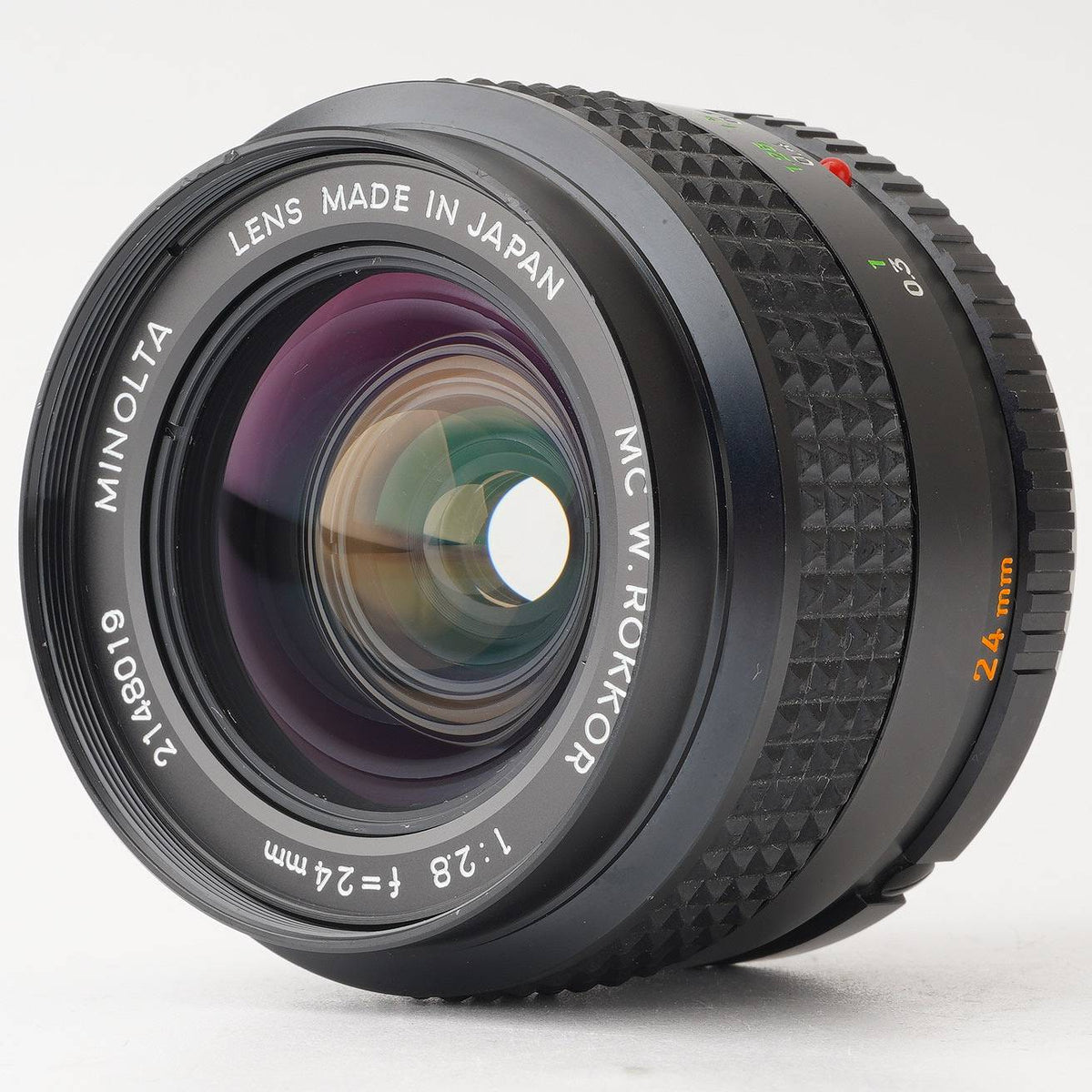 ミノルタ MINOLTA MD W.ROKKOR 24mm F2.8 Minolta MD W.Rokkor 24mm F/2.8 | LENS-DB.COM