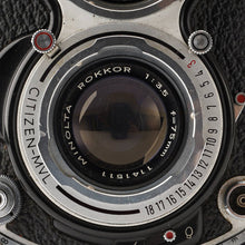 画像をギャラリービューアに読み込む, ミノルタ Minolta AUTOCORD III 3型 / ROKKOR 75mm F3.5