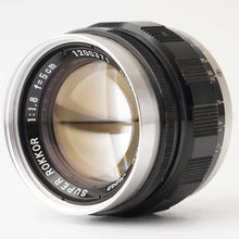 画像をギャラリービューアに読み込む, 千代田光学 Chiyoda Kogaku Super Rokkor 5cm 50mm F1.8 L39