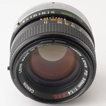 画像をギャラリービューアに読み込む, キヤノン Canon FD 50mm F1.4 S.S.C FDマウント