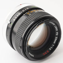 画像をギャラリービューアに読み込む, キヤノン Canon FD 50mm F1.4 S.S.C FDマウント