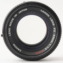 画像をギャラリービューアに読み込む, キヤノン Canon FD 50mm F1.4 S.S.C FDマウント