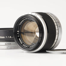 画像をギャラリービューアに読み込む, キヤノン Canon 50mm F1.8 ライカ L39マウント