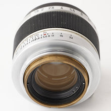 画像をギャラリービューアに読み込む, キヤノン Canon 50mm F1.8 ライカ L39マウント