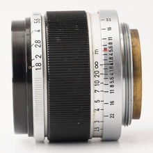 画像をギャラリービューアに読み込む, キヤノン Canon 50mm F1.8 ライカ L39マウント