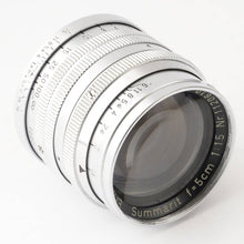 Load image into Gallery viewer, Leica Summarit 5cm 50mm f/1.5