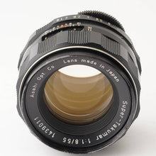 画像をギャラリービューアに読み込む, ペンタックス Pentax Asahi スーパータクマー Super Takumar 55mm F1.8 M42マウント