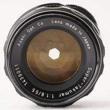 画像をギャラリービューアに読み込む, ペンタックス Pentax Asahi スーパータクマー Super Takumar 55mm F1.8 M42マウント