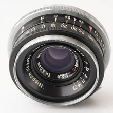 Load image into Gallery viewer, Nikon W-NIKKOR C 3.5cm 35mm f/2.5 S Mount