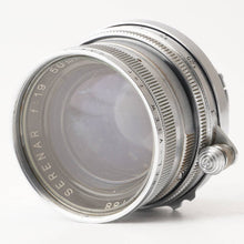 画像をギャラリービューアに読み込む, キヤノン Canon Serenar 50mm F1.9 沈胴 ライカ L39マウント