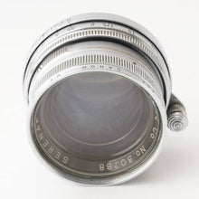 画像をギャラリービューアに読み込む, キヤノン Canon Serenar 50mm F1.9 沈胴 ライカ L39マウント