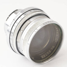 画像をギャラリービューアに読み込む, キヤノン Canon Serenar 50mm F1.9 沈胴 ライカ L39マウント