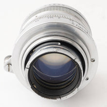 画像をギャラリービューアに読み込む, キヤノン Canon Serenar 50mm F1.9 沈胴 ライカ L39マウント