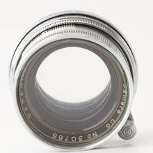 画像をギャラリービューアに読み込む, キヤノン Canon Serenar 50mm F1.9 沈胴 ライカ L39マウント