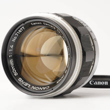 画像をギャラリービューアに読み込む, キヤノン Canon 50mm F1.4 ライカ L39 マウント