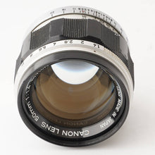 画像をギャラリービューアに読み込む, キヤノン Canon 50mm F1.4 ライカ L39 マウント