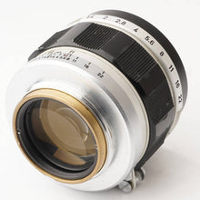 画像をギャラリービューアに読み込む, キヤノン Canon 50mm F1.4 ライカ L39 マウント