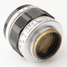 画像をギャラリービューアに読み込む, キヤノン Canon 50mm F1.4 ライカ L39 マウント