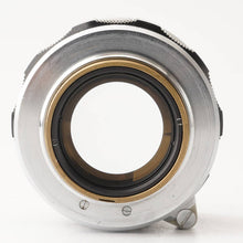 画像をギャラリービューアに読み込む, キヤノン Canon 50mm F1.4 ライカ L39 マウント