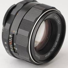 画像をギャラリービューアに読み込む, ペンタックス Pentax Asahi Super Multi Coated TAKUMAR 55mm F1.8 M42マウント