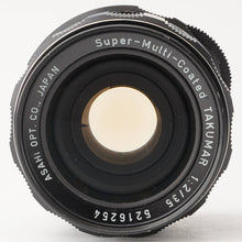 画像をギャラリービューアに読み込む, ペンタックス Pentax Asahi Super-Multi-Coated TAKUMAR 35mm F2 M42マウント
