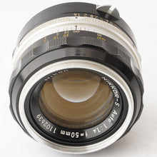 画像をギャラリービューアに読み込む, ニコン Nippon 非Ai NIKKOR-S Auto 50mm F1.4