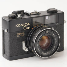 画像をギャラリービューアに読み込む, コニカ Konica C35 FD ブラック / Hexanon 38mm F1.8