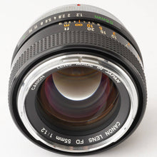 画像をギャラリービューアに読み込む, キヤノン Canon FD 55mm F1.2