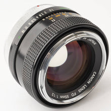 画像をギャラリービューアに読み込む, キヤノン Canon FD 55mm F1.2