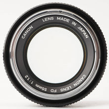 画像をギャラリービューアに読み込む, キヤノン Canon FD 55mm F1.2