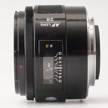 画像をギャラリービューアに読み込む, ミノルタ Minolta AF 28mm F2 ソニー Aマウント