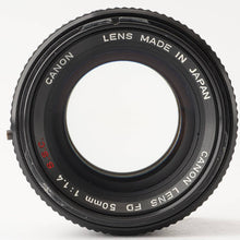 画像をギャラリービューアに読み込む, キヤノン Canon FD 50mm F1.4 S.S.C. FDマウント