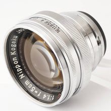 画像をギャラリービューアに読み込む, ニコン Nikon S2 前期 レンジファインダーカメラ / NIKKOR-S.C 5cm 50mm F1.4