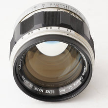 画像をギャラリービューアに読み込む, キヤノン Canon 50mm F1.4 ライカ L39 マウント