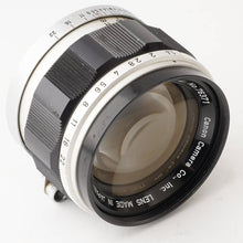 画像をギャラリービューアに読み込む, キヤノン Canon 50mm F1.4 ライカ L39 マウント