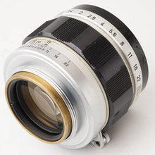 画像をギャラリービューアに読み込む, キヤノン Canon 50mm F1.4 ライカ L39 マウント