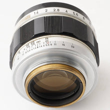 画像をギャラリービューアに読み込む, キヤノン Canon 50mm F1.4 ライカ L39 マウント