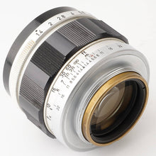 画像をギャラリービューアに読み込む, キヤノン Canon 50mm F1.4 ライカ L39 マウント