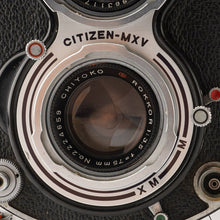 画像をギャラリービューアに読み込む, ミノルタ Minolta AUTOCORD 前期型 / Chiyoko Rokkor 75mm F3.5 二眼レフカメラ