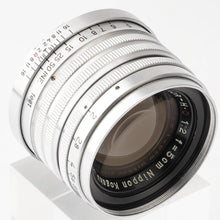 画像をギャラリービューアに読み込む, Nikon Nippon Kogaku NIKKOR H C 5cm 50mm F2 ライカ L39マウント