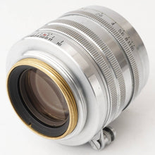 画像をギャラリービューアに読み込む, キヤノン Canon Serenar 50mm F1.8 ライカ L39マウント