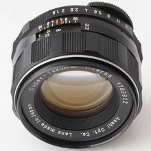 画像をギャラリービューアに読み込む, ペンタックス Pentax Asahi Super Takumar スーパータクマー 55mm F1.8 M42 マウント
