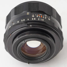 画像をギャラリービューアに読み込む, ペンタックス Pentax Asahi Super Takumar スーパータクマー 55mm F1.8 M42 マウント