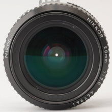 Load image into Gallery viewer, Nikon Ai NIKKOR 28mm f/2.8